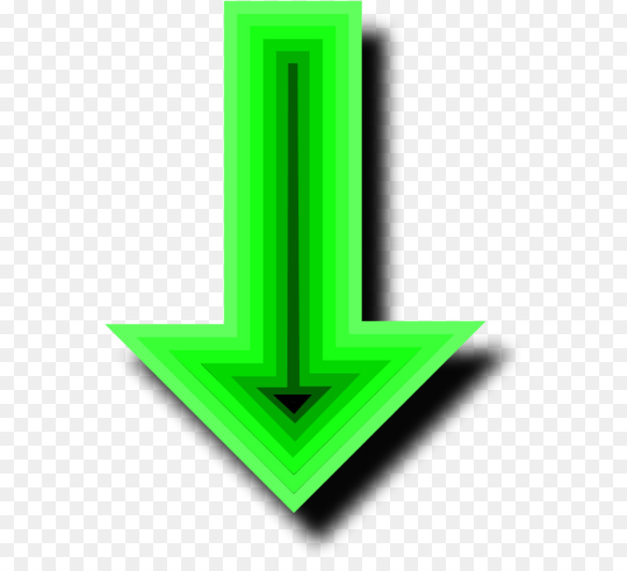 Green Angle Font - Down Arrow Image png download - 600*803 - Free Transparent Green png Download.