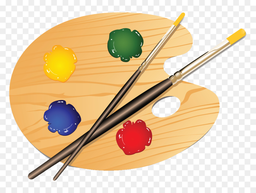 Painting Palette Drawing Tool - Paint Palate Cliparts png download - 1053*789 - Free Transparent Painting png Download.