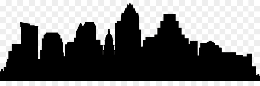 Austin Skyline Silhouette Royalty-free - city silhouette png download - 4116*1289 - Free Transparent Austin png Download.