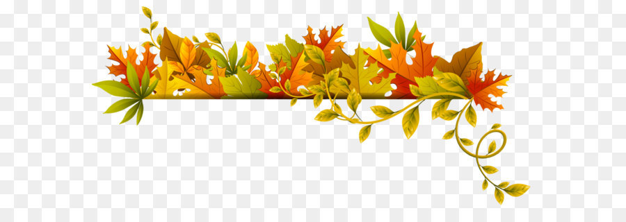Autumn leaf color Clip art - Fall Deco Transparent Picture png download - 1223*568 - Free Transparent Autumn png Download.
