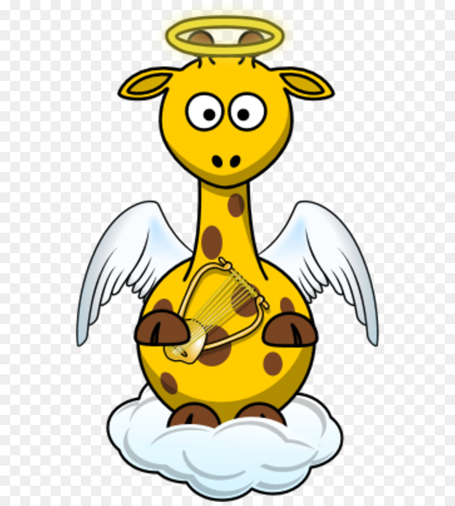 Baby Giraffes Clip art - Angel Wings Clipart png download - 600*992 - Free Transparent Giraffe png Download.