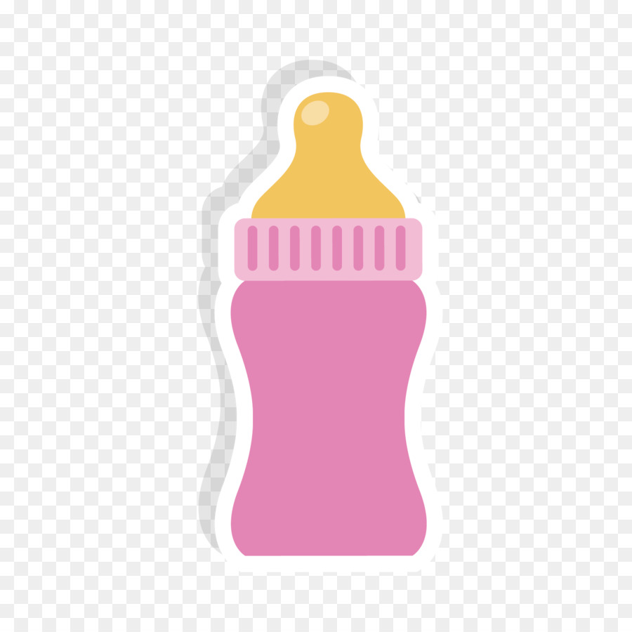 Cartoon Glass bottle Infant - Baby bottles vector material png download - 1667*1667 - Free Transparent  Cartoon png Download.