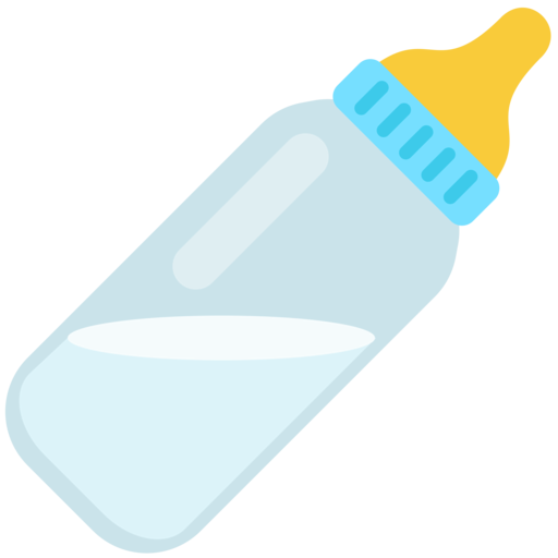 Baby Bottles Emoji Infant - milk bottle png download - 512*512 - Free ...