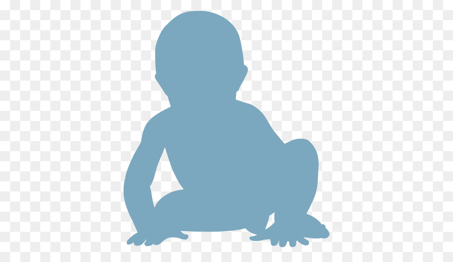 Silhouette Infant Crawling - Silhouette png download - 512*512 - Free Transparent Silhouette png Download.