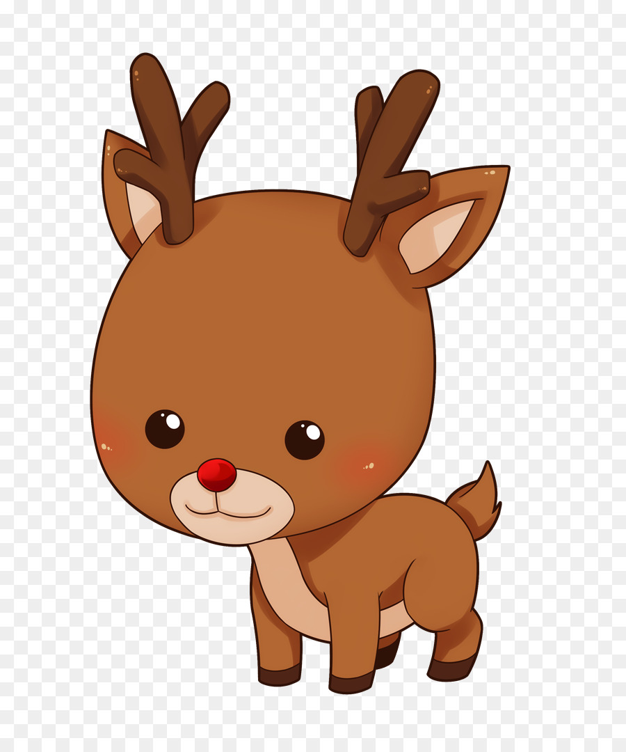Rudolph Reindeer Santa Claus Cuteness Clip art - Baby Deer Cliparts png download - 800*1064 - Free Transparent Rudolph png Download.