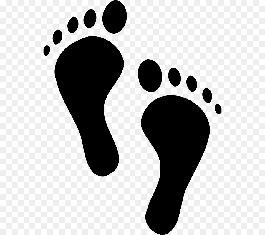 Footprint Computer Icons Infant Clip art - feet png download - 606*800 - Free Transparent Foot png Download.