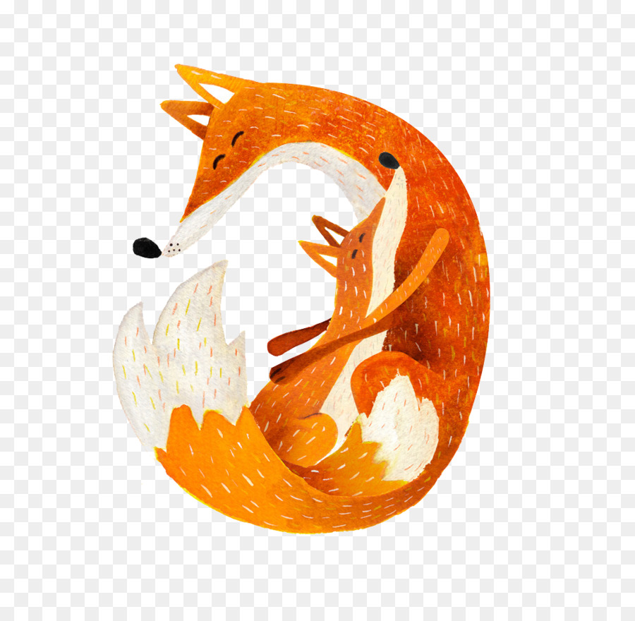 Bunnybear Illustrator Behance Work of art Illustration - Mother and baby fox fox png download - 1000*976 - Free Transparent Bunnybear png Download.