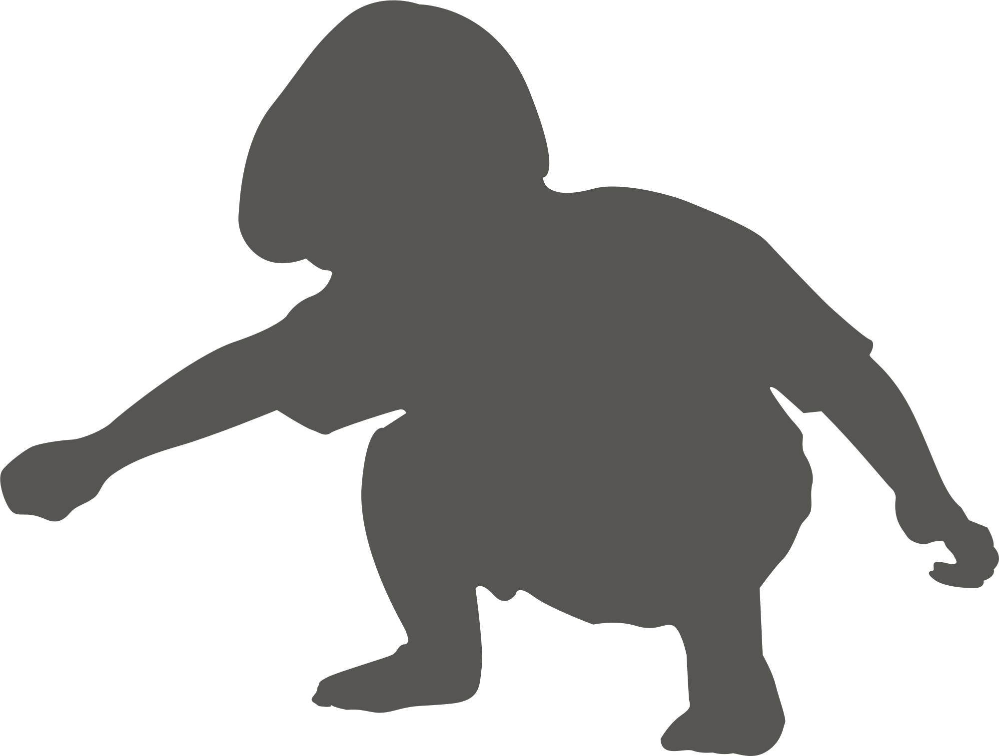 kid drawing silhouette png
