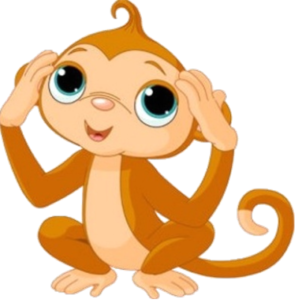 Baby Monkeys Clip Art Monkey Clipart Png Download 600600 Free