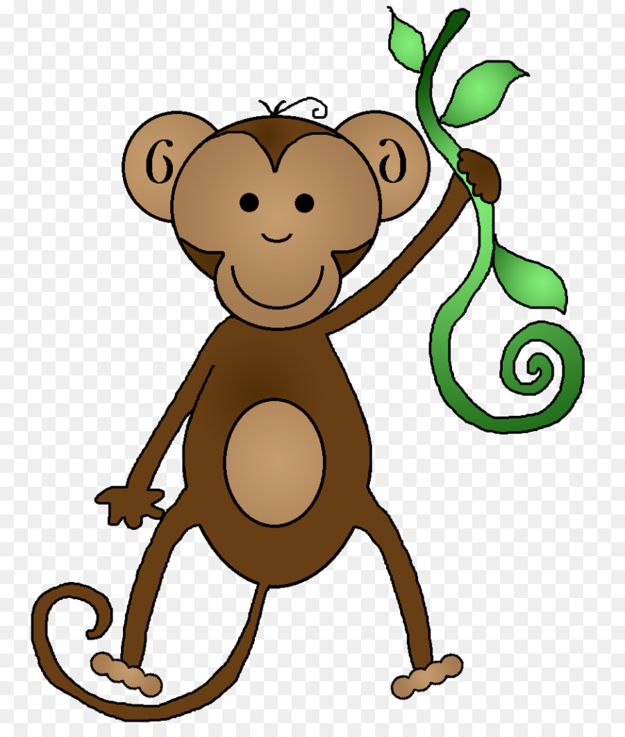 Baby Monkeys Primate Clip art - White Monkey Cliparts png download - 830*1053 - Free Transparent Baby Monkeys png Download.