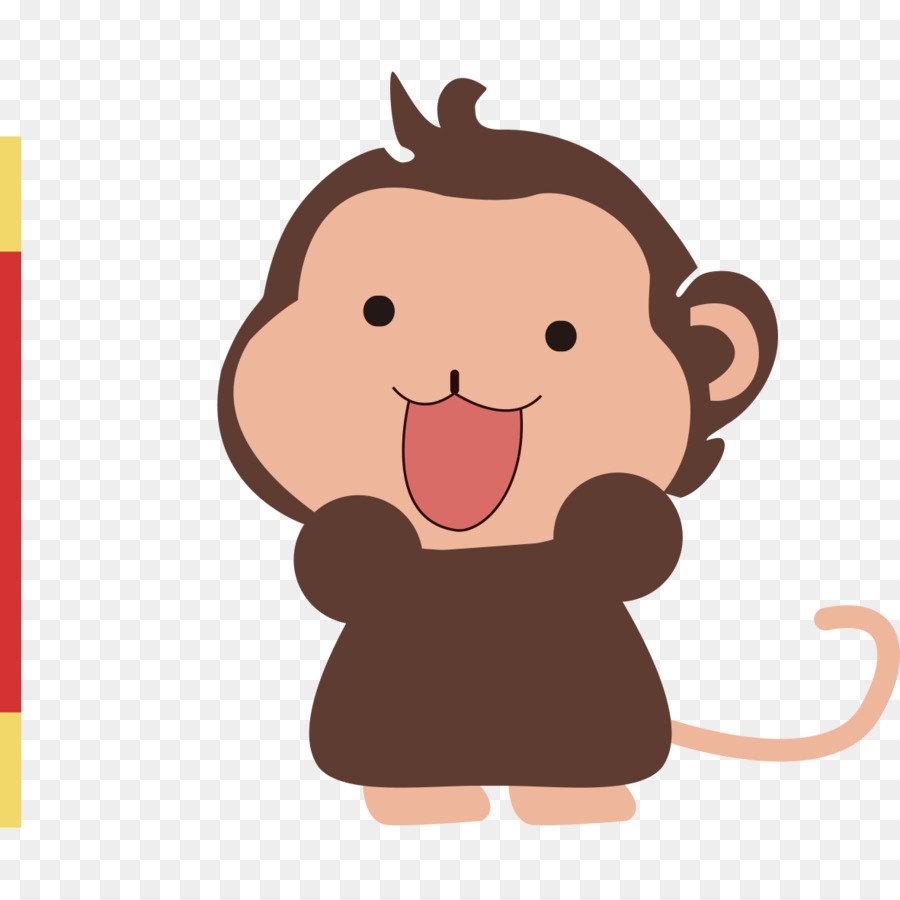 Monkey Cartoon Infant Child - Cartoon baby monkey png download - 1181*1181 - Free Transparent Monkey png Download.