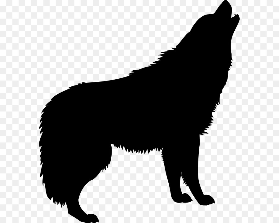 Dog Silhouette Drawing Clip art - Wolf Illustration png download - 647*720 - Free Transparent Dog png Download.