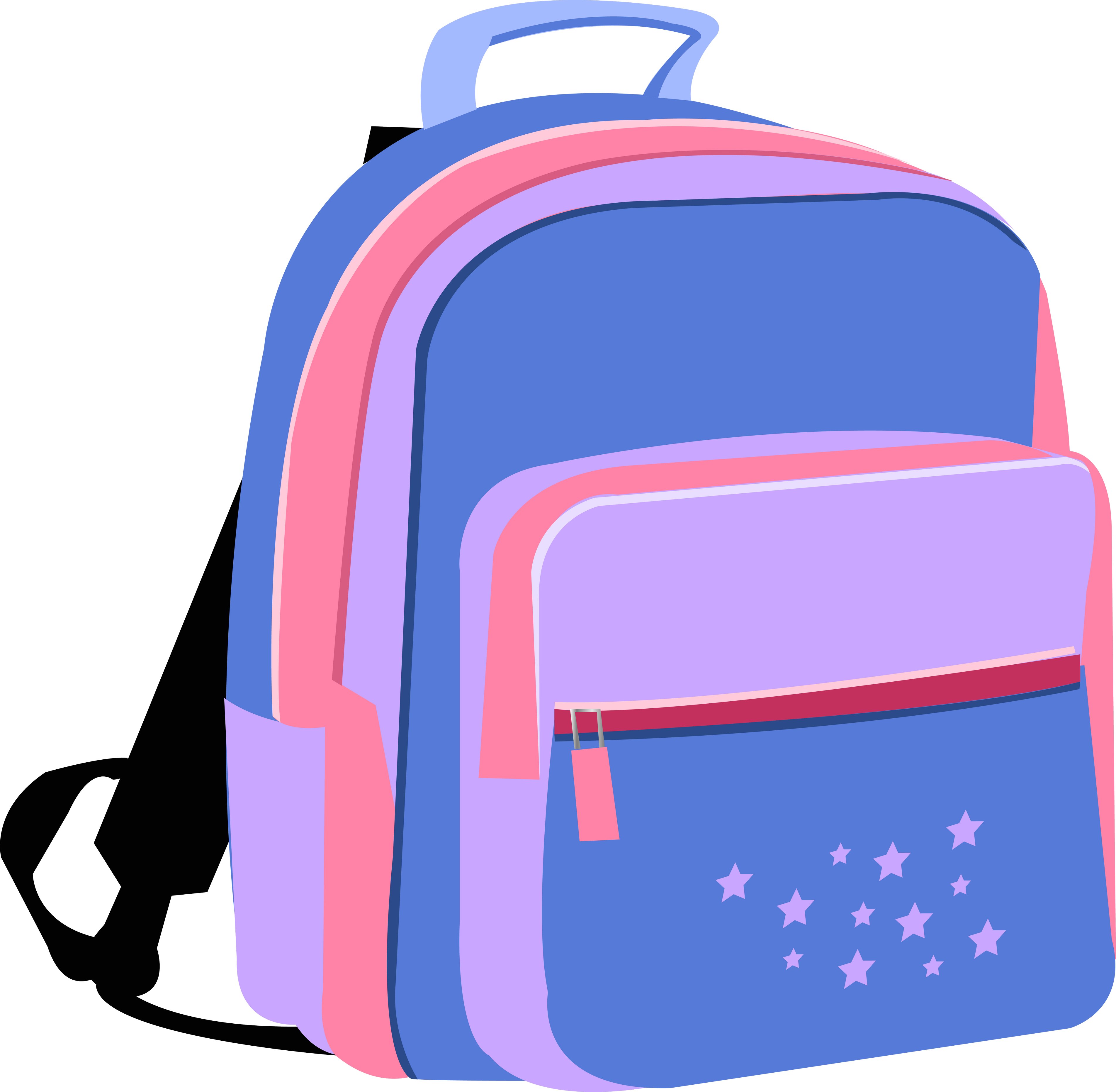 Colored School Backpack Back To School Stock Vector By