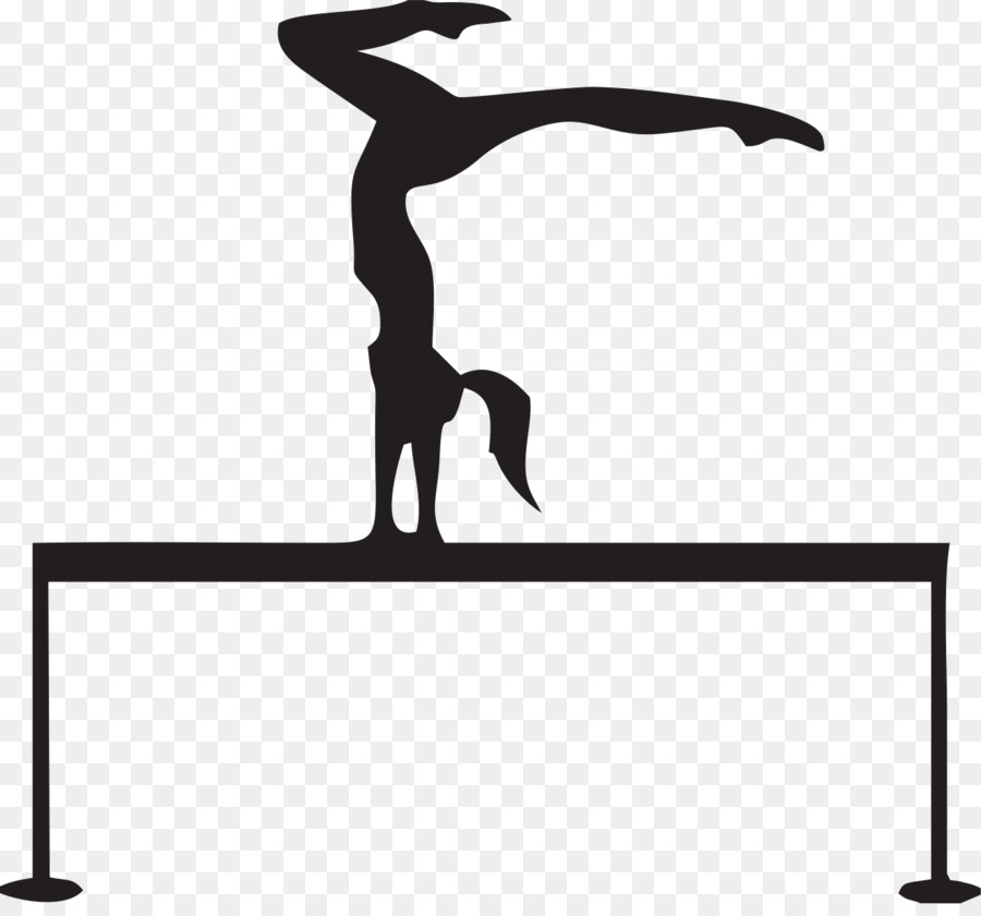 Artistic gymnastics Balance beam Clip art - gymnastics png download ...