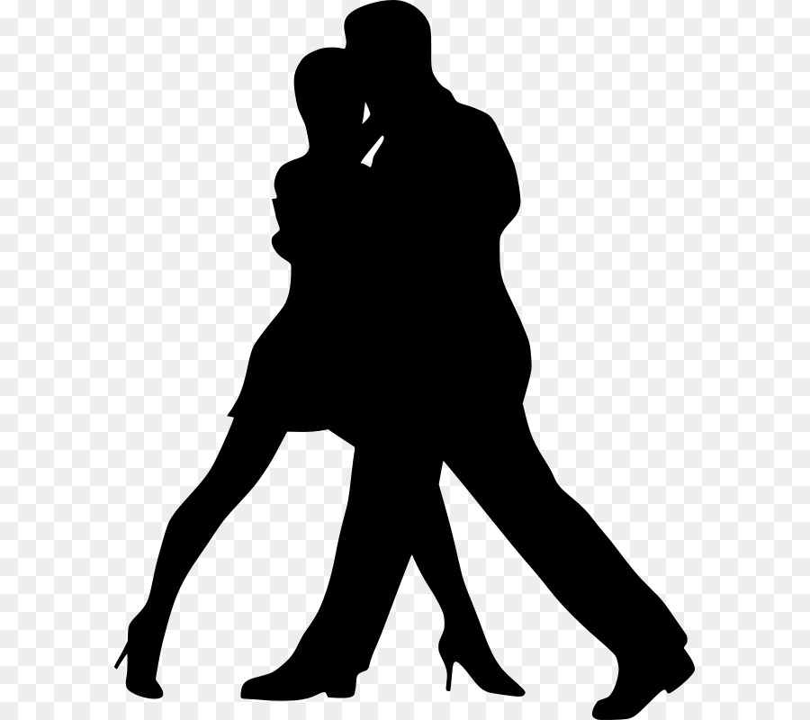 Silhouette Ballroom dance Partner dance Clip art - dancing png download - 645*800 - Free Transparent Silhouette png Download.