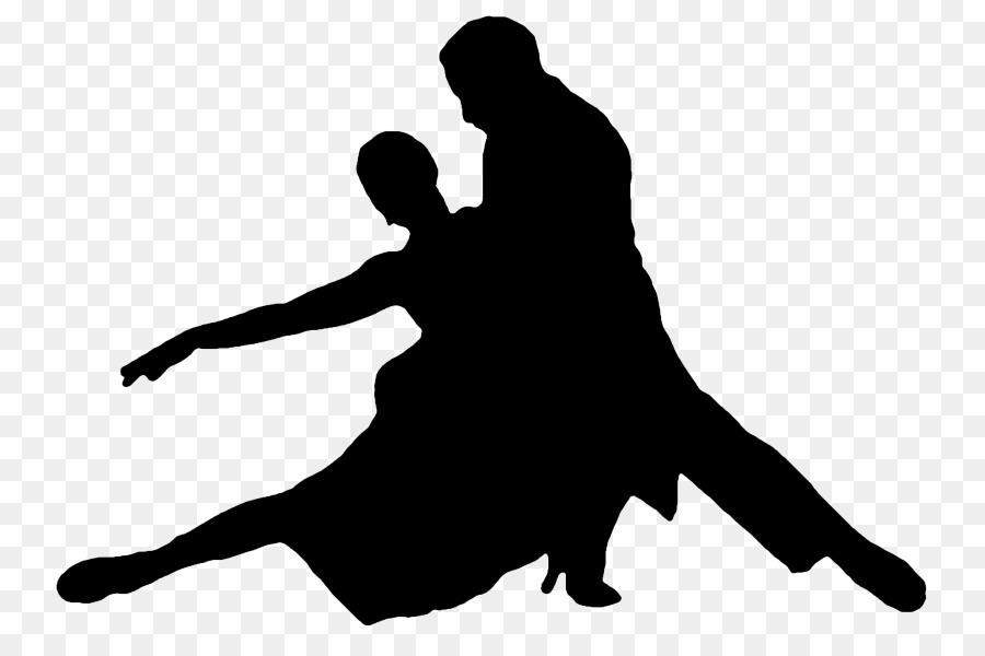 Silhouette Argentine tango Ballroom dance - dancing png download - 800*599 - Free Transparent  png Download.