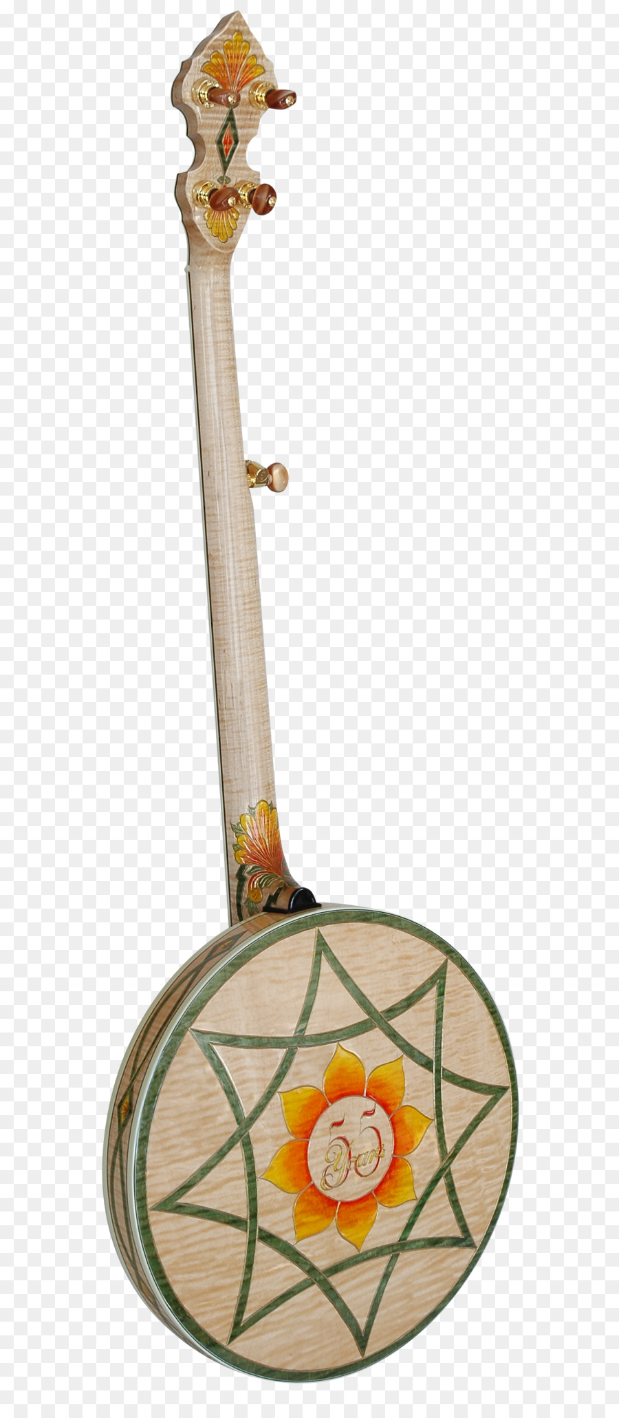 Plucked string instrument Banjo String Instruments Inlay - Traditional Lotus png download - 686*2048 - Free Transparent Plucked String Instrument png Download.