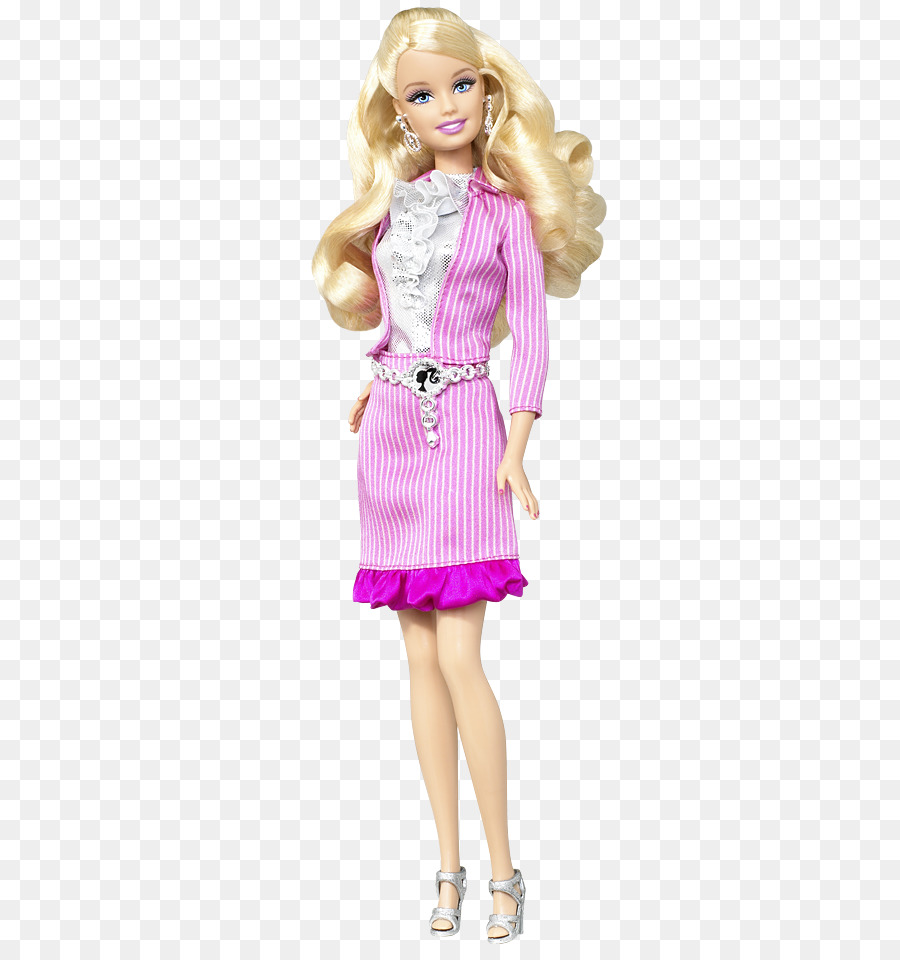 Amazon.com Ken Barbie Doll Fashion - Wear a pink skirt with a Barbie doll png download - 640*950 - Free Transparent  png Download.
