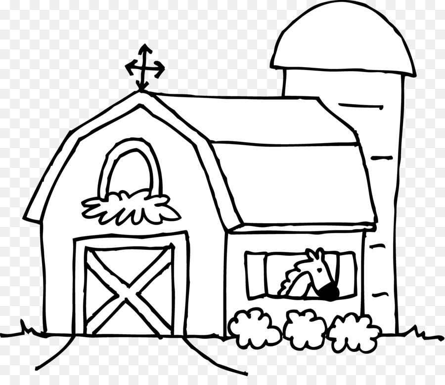 Silo Coloring book Farmhouse Barn - barn png download - 5367*4547 - Free Transparent  Silo png Download.