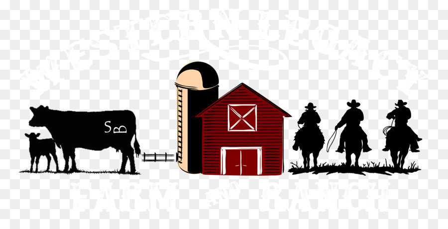 Cattle Horse Ranch Farm Clip art - western png download - 2400*1200 - Free Transparent Cattle png Download.