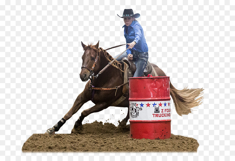 Barrel racing Western riding Rodeo Horse Equestrian - horse race png download - 744*607 - Free Transparent Barrel Racing png Download.
