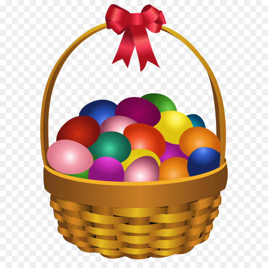 Easter Bunny Easter egg Egg in the basket Clip art - Easter Eggs in Basket Transparent PNG Clip Art Image png download - 5142*7000 - Free Transparent Easter Bunny png Download.