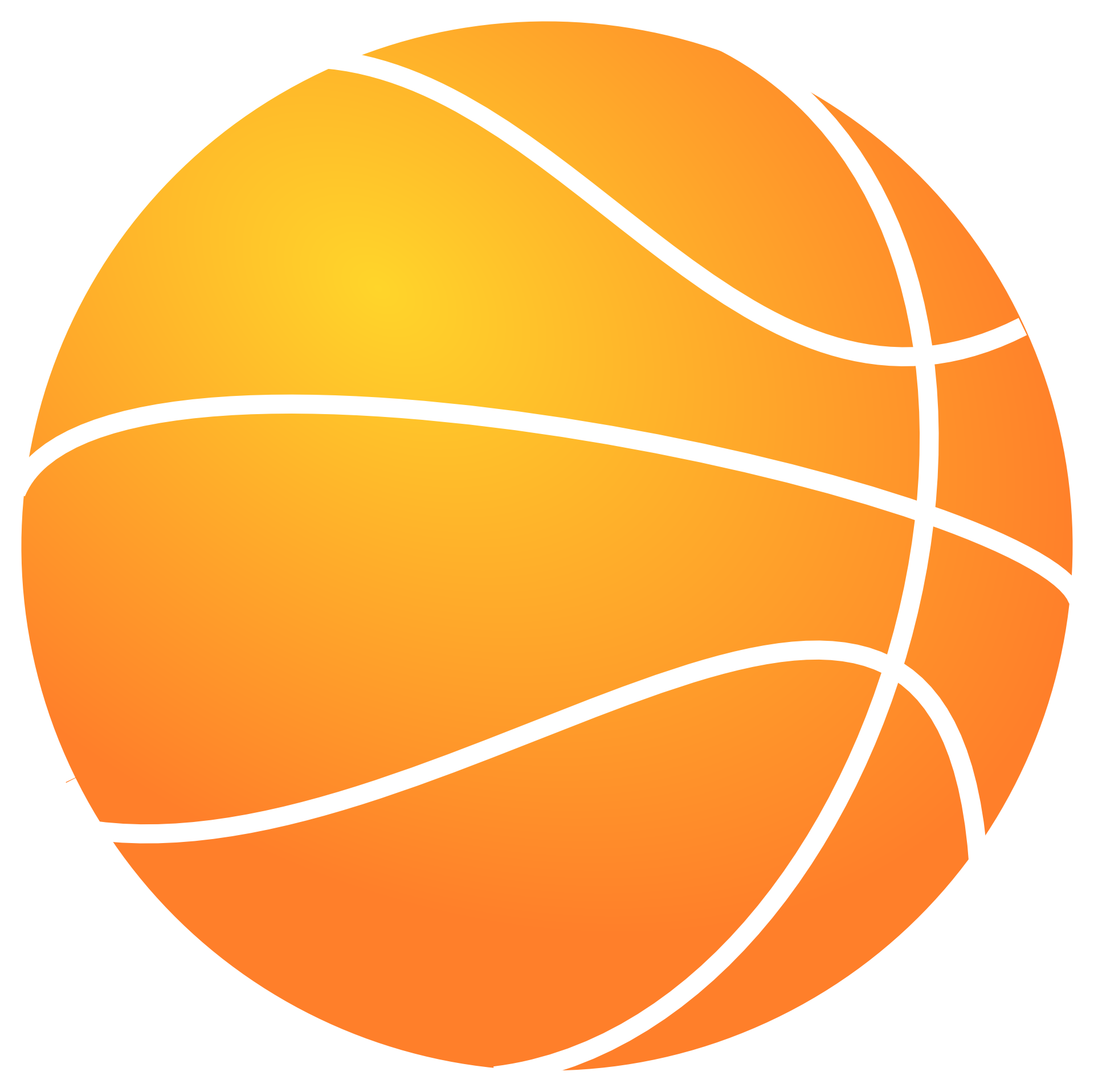 Outline of basketball Clip art - Orange basketball png download - 1920* ...