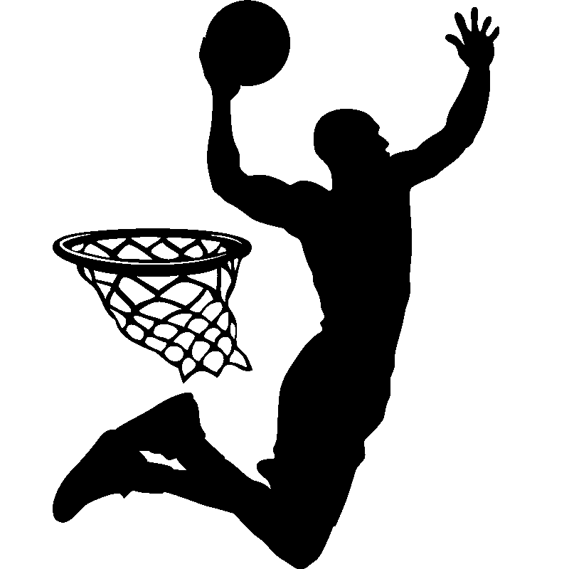 Slam dunk Basketball player Silhouette Sport - Michael Jordan png ...