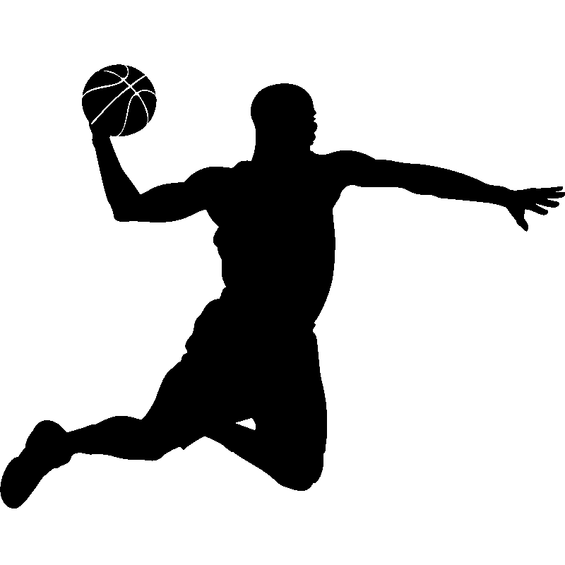 basketball player silhouette png
