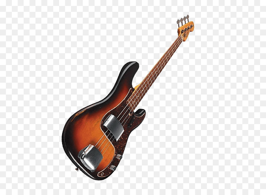 Fender Precision Bass Bass guitar Musical Instruments String Instruments - sunburst png download - 500*650 - Free Transparent  png Download.