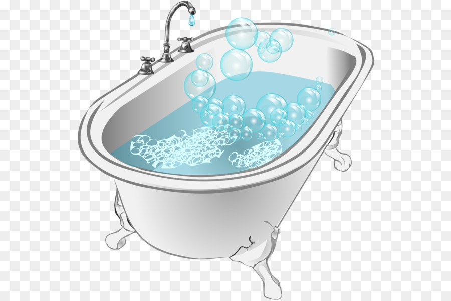 Bathtub Bubble bath Clip art - Bath png download - 600*599 - Free Transparent Bathtub png Download.