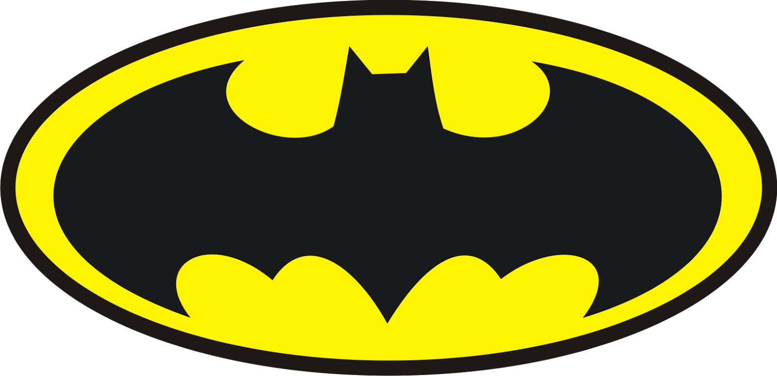 Batman Logo Clip art - Batman Logo Png png download - 1600*774 - Free ...