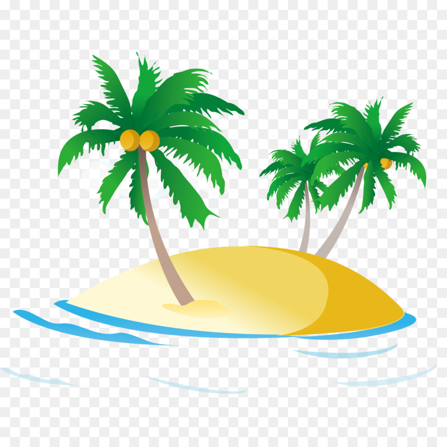 Sea Ocean Royalty-free Clip art - Beach coconut tree png download - 1181*1181 - Free Transparent Sea png Download.