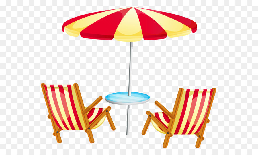 Deckchair Beach Stock photography Clip art - Transparent Beach Umbrella with Chairs PNG Clipart png download - 5298*4268 - Free Transparent Chair png Download.