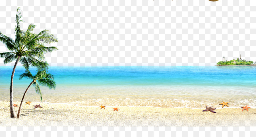 Beach Sea Computer file - Beach and the sea png download - 1341*708 - Free Transparent Beach png Download.
