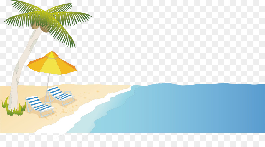 Beach Cartoon - Beach seaside png download - 2204*1193 - Free Transparent Beach png Download.