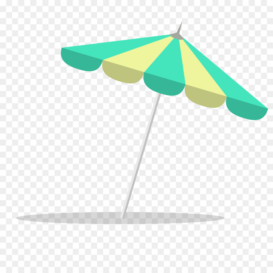 Beach Umbrella Flat design - Flat umbrella png download - 2048*2048 - Free Transparent Beach png Download.
