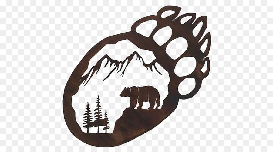 American black bear Paw Cat Clip art - Bear Claw png download - 500*500 - Free Transparent  png Download.