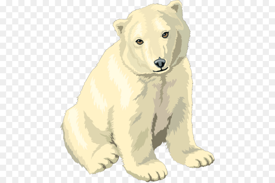 Polar bear Clip art Giant panda Openclipart - polar bear png download - 504*597 - Free Transparent Polar Bear png Download.