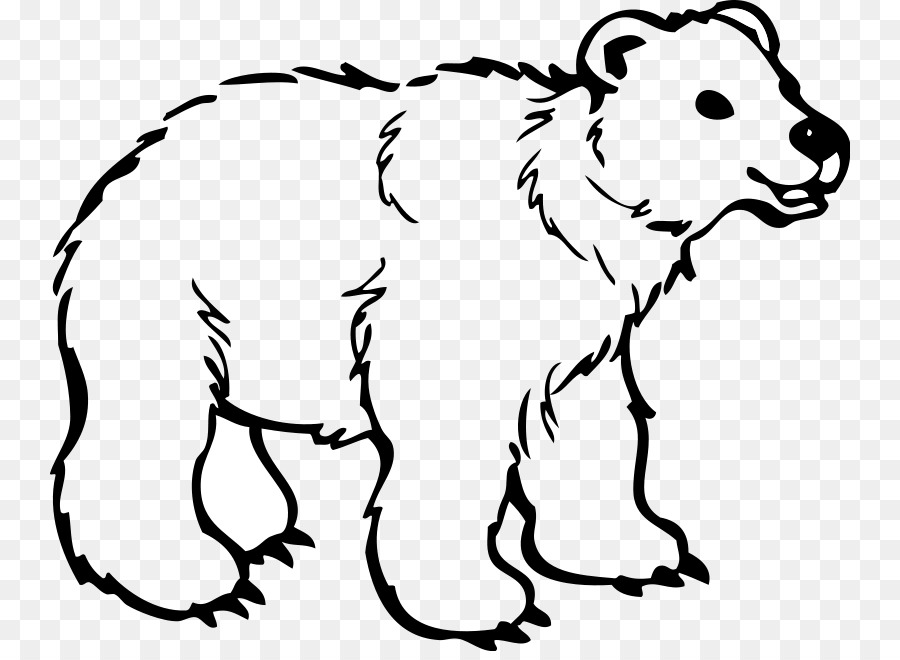 Polar bear American black bear Brown bear Clip art - Free Animal Pictures png download - 800*651 - Free Transparent Polar Bear png Download.
