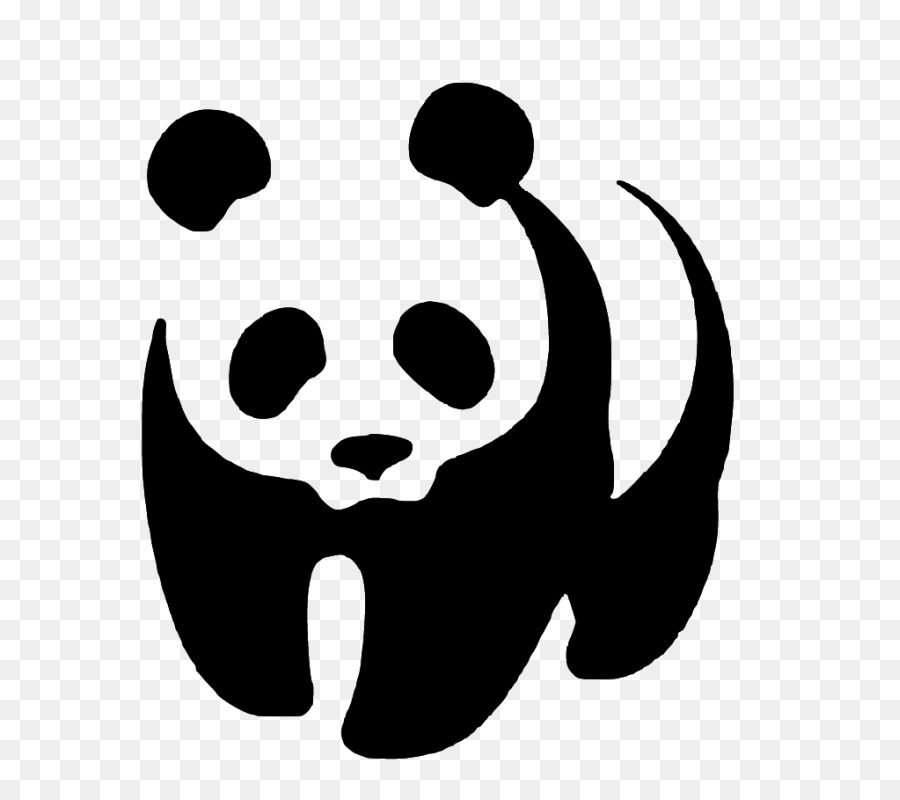 Giant panda Bear Stencil World Wide Fund for Nature Logo - bear png download - 800*800 - Free Transparent Giant Panda png Download.