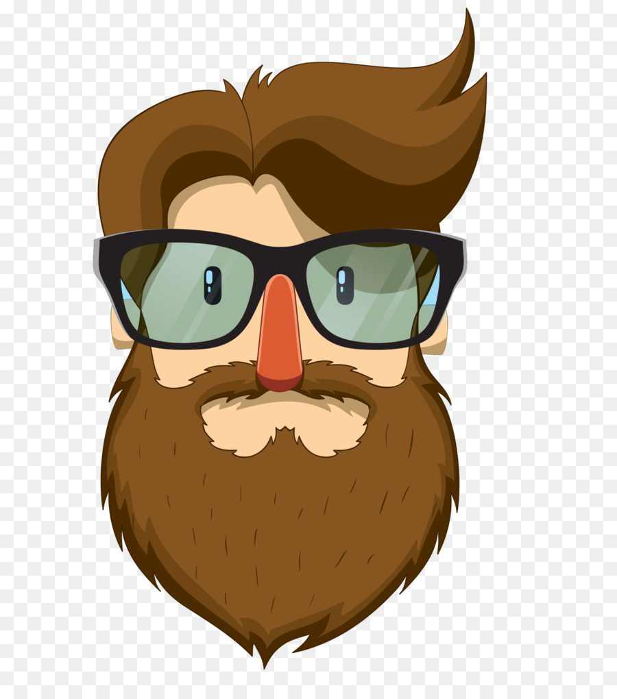 Beard Man Moustache Clip art - Bearded man with glasses png download - 1679*1866 - Free Transparent Beard png Download.