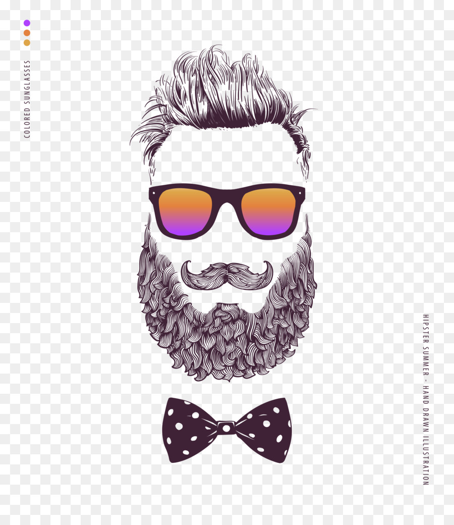 Royalty-free Man Illustration - Vector bearded man png download - 8750*9929 - Free Transparent Royaltyfree png Download.