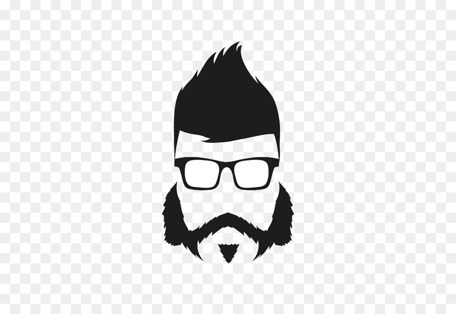 Beard Silhouette Hairstyle Illustration - Man Avatar png download - 793*603 - Free Transparent  png Download.