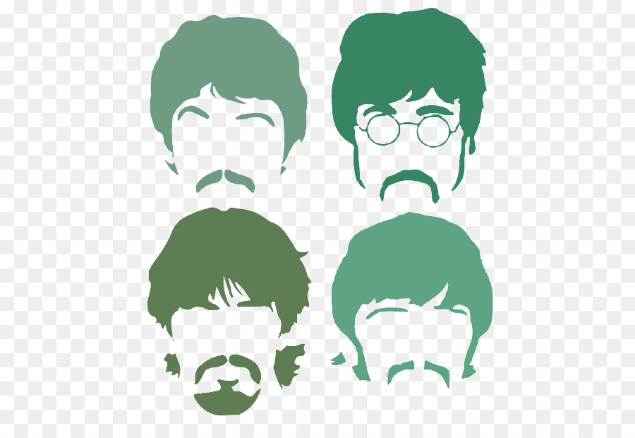 The Beatles Abbey Road Silhouette Stencil - Silhouette png download - 536*611 - Free Transparent  png Download.