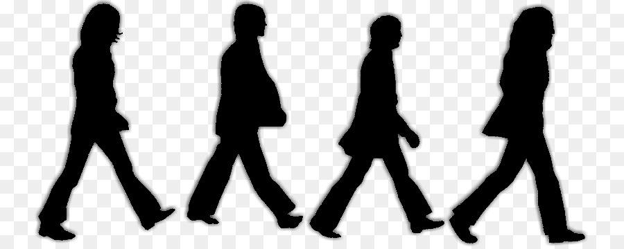 Abbey Road The Beatles Silhouette Help! - Silhouette png download - 799*357 - Free Transparent Abbey Road png Download.