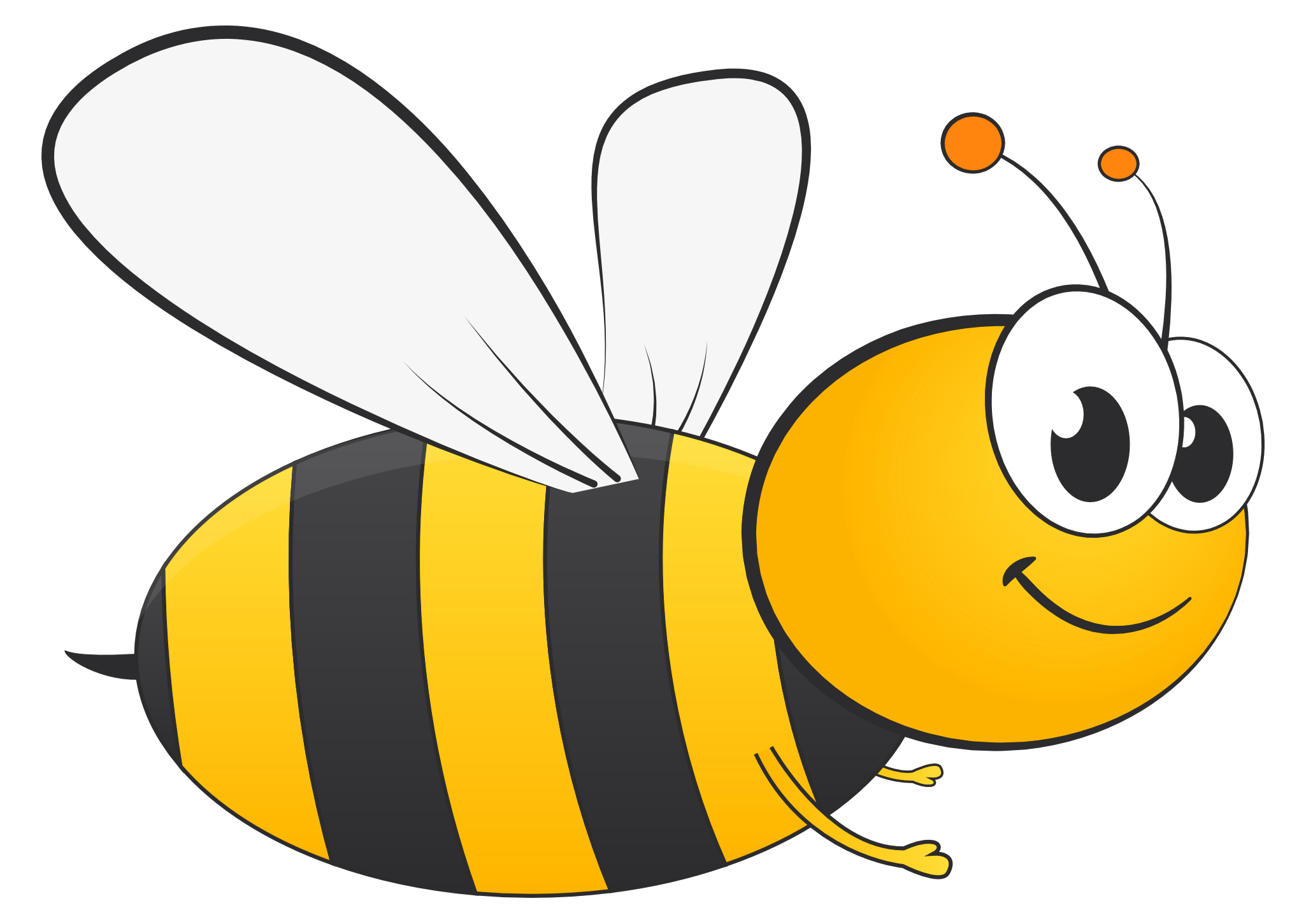 Bee Clip art - Honey Bee Vector png download - 2050*1450 - Free ...