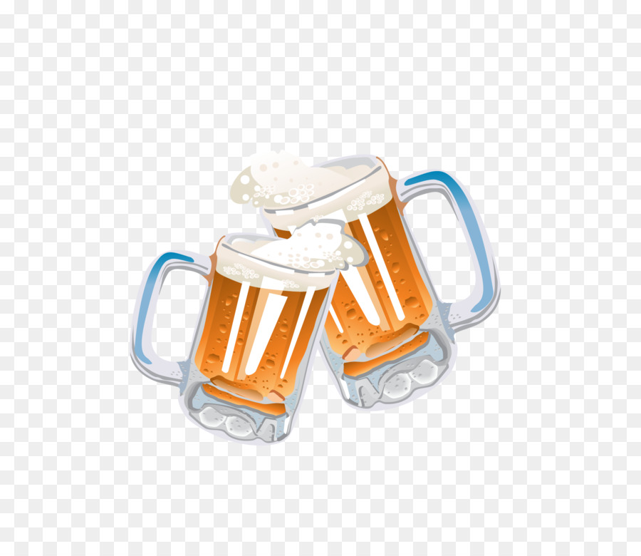 Beer glassware Clip art - Transparent glass drink cup vector free download png download - 1848*1563 - Free Transparent Beer png Download.