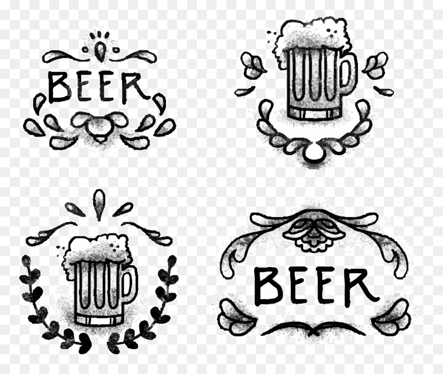 Beer Euclidean vector Illustration - Hand-painted beer beer icon png download - 2876*2419 - Free Transparent Beer png Download.