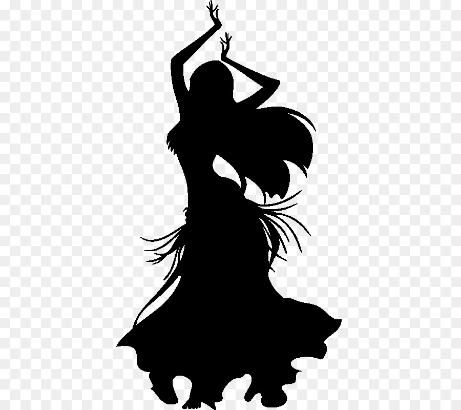 Belly dance Silhouette Tribal Fusion - wall decal png download - 800*800 - Free Transparent BELLY DANCE png Download.